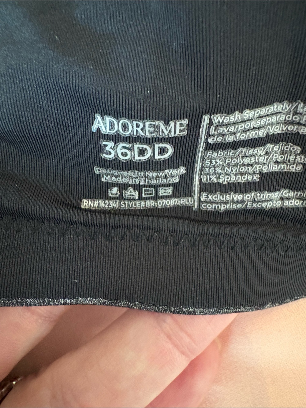 Adore Me 36DD T-Shirt Bra in Dark Heather Grey - Picture 4 of 4